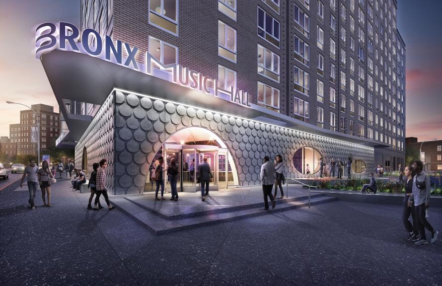 rendering of Bronx Commons