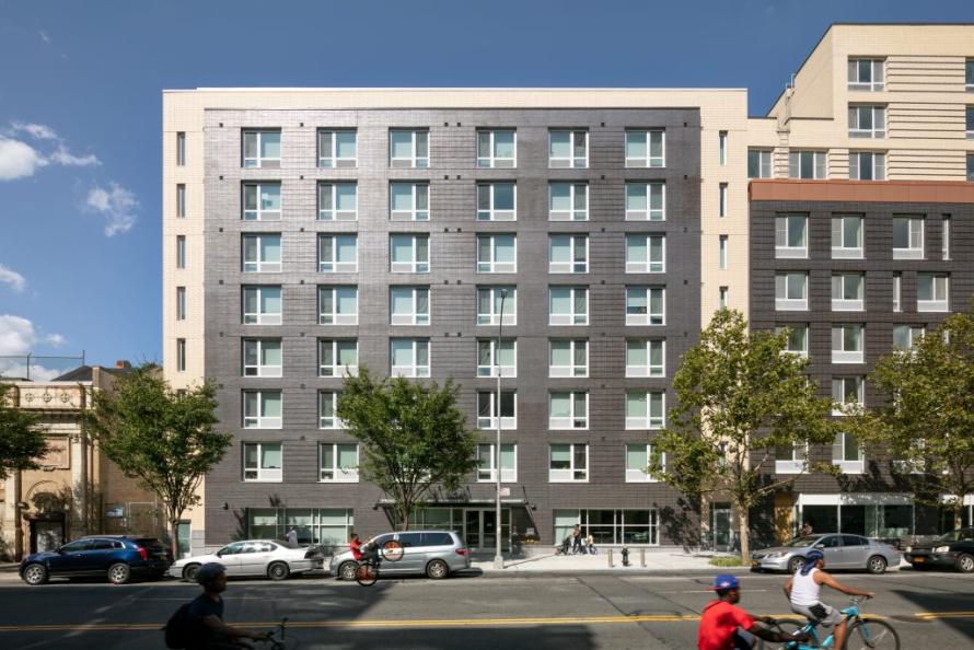 Rendering of Melrose Commons Supportive Housing development in the Bronx